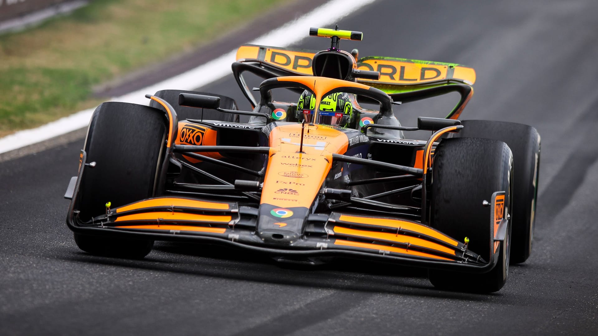 Lando Norris: Der britische McLaren-Pilot war im Regen von China der Schnellste.