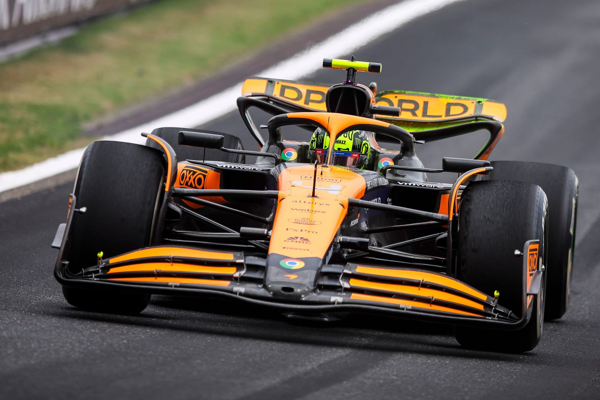 Lando Norris: Der britische McLaren-Pilot war im Regen von China der Schnellste.