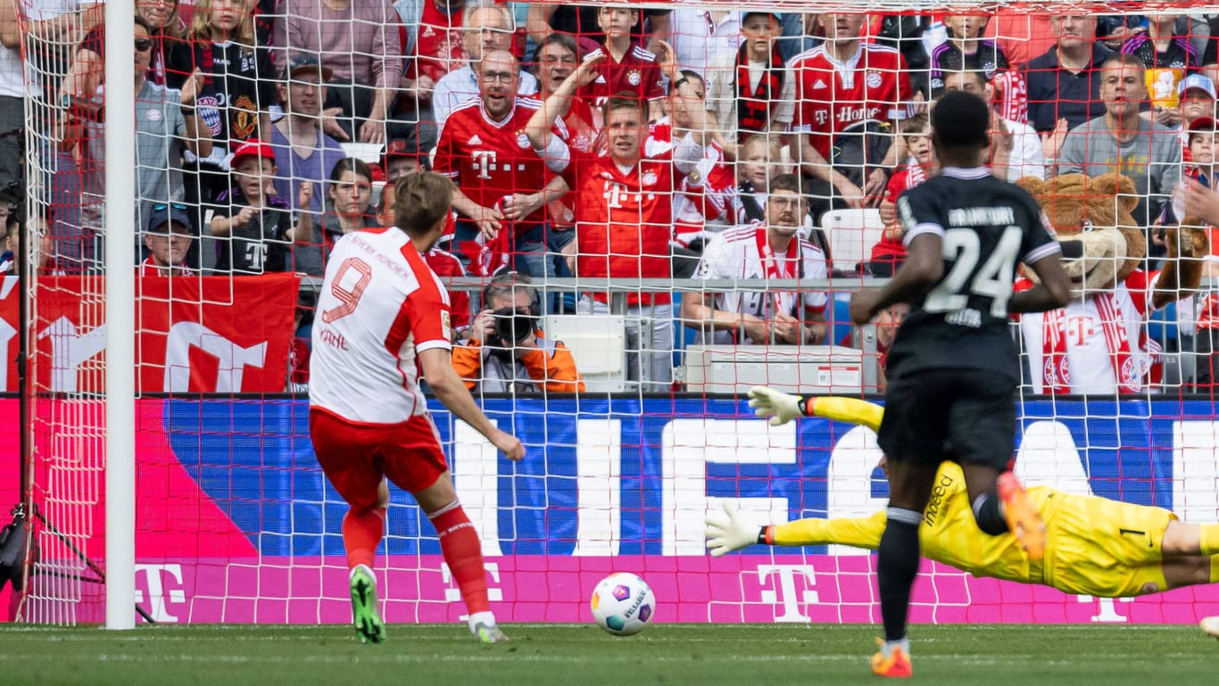 Matchwinner: Harry Kane trifft zum 1:0 gegen Eintracht Frankfurt.