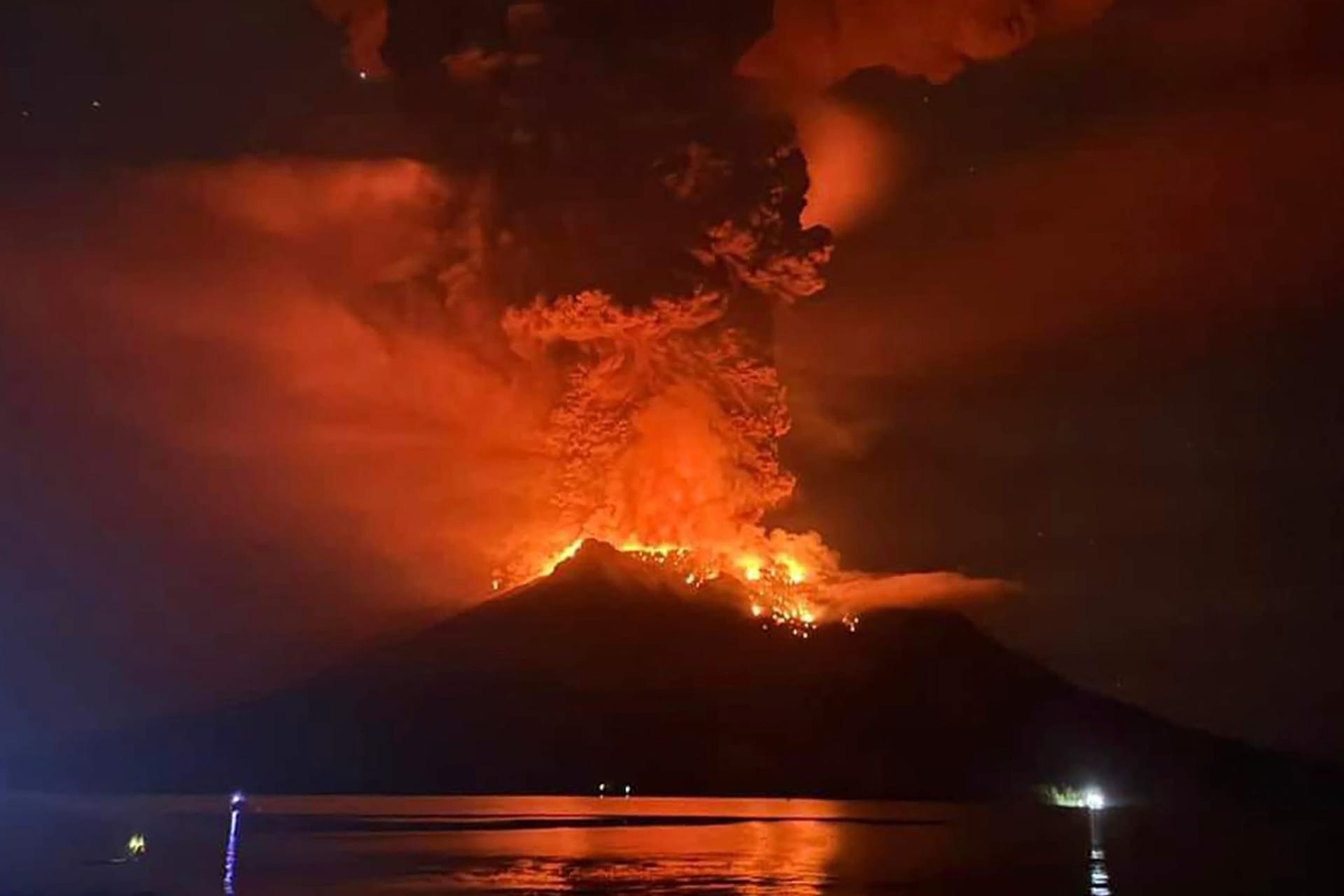 Vulkanausbruch in Indonesien