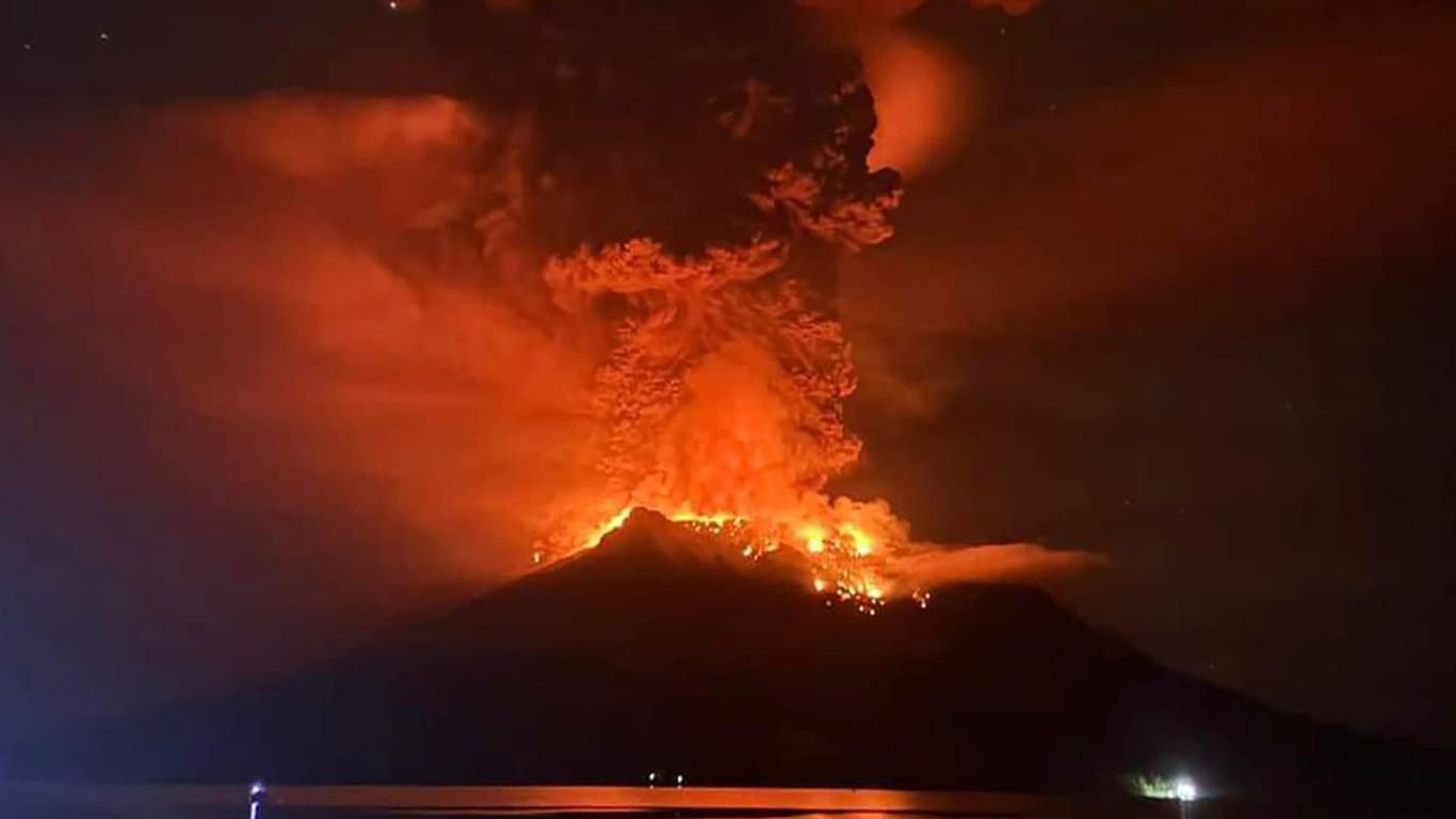 Vulkanausbruch in Indonesien