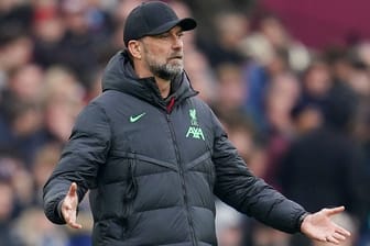 Ratlos: Liverpool-Trainer Jürgen Klopp im Spiel bei West Ham United.