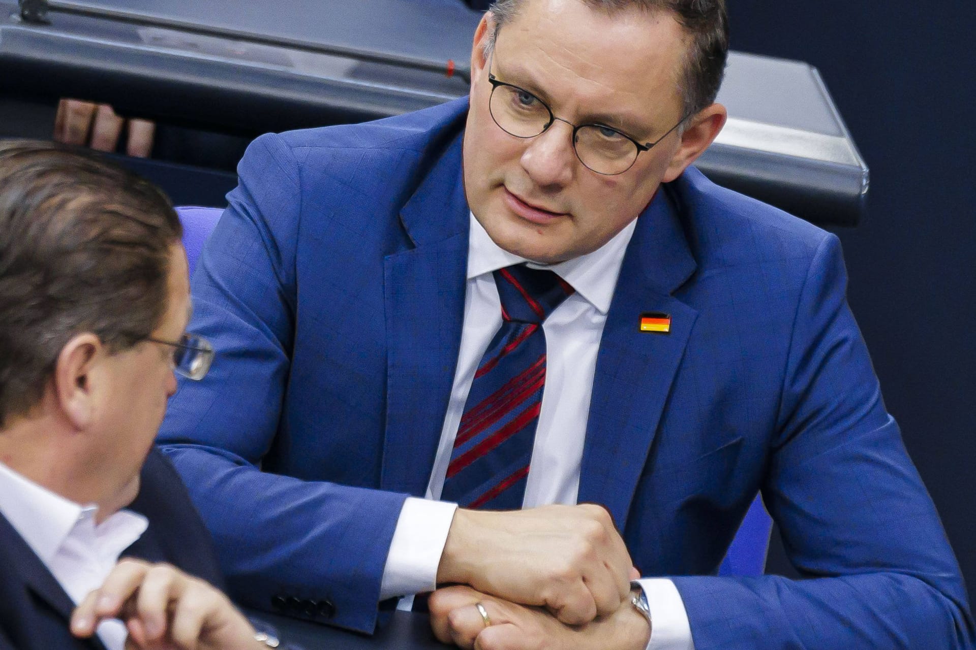 AfD-Chef Tino Chrupalla im Bundestag (Archivbild).