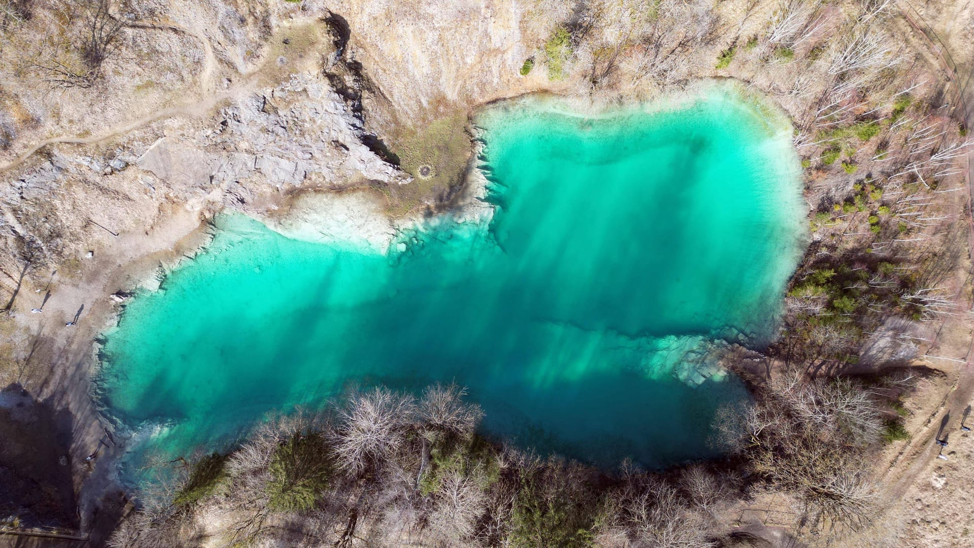 Der Blaue See bei Rübeland in Sachsen-Anhalt: Auch bei Niedersachsen ist der See als Ausflugsziel sehr beliebt.