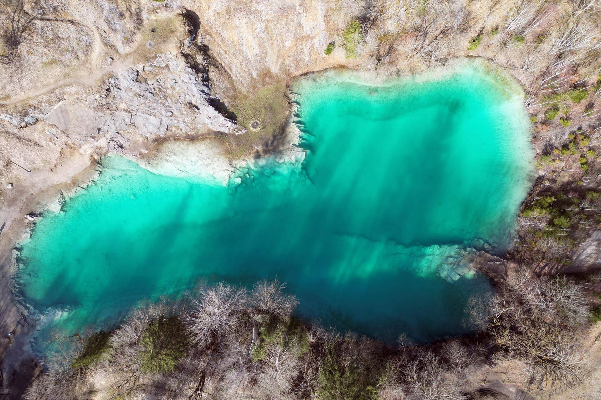 Der Blaue See bei Rübeland in Sachsen-Anhalt: Auch bei Niedersachsen ist der See als Ausflugsziel sehr beliebt.