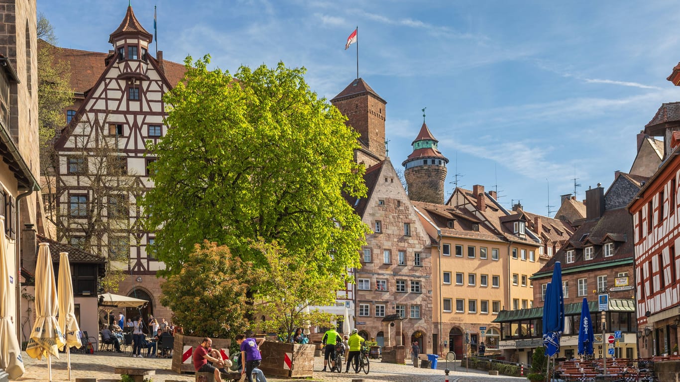 Frühling in Nürnberg (Archivbild): Die sommerlichen Temperaturen dürften am 1. Mai viele Menschen ins Freie locken.