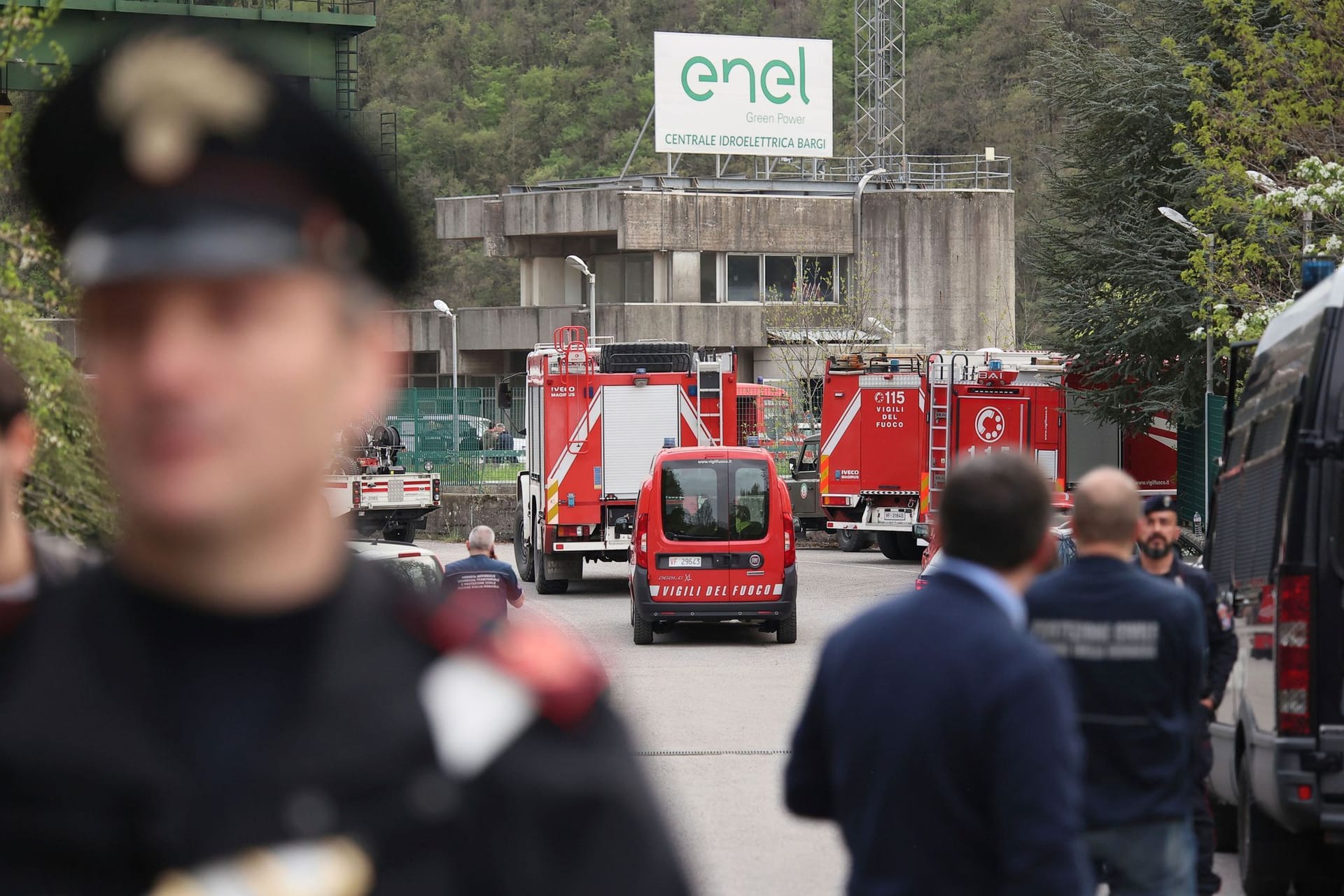 Explosion an Stausee in Italien