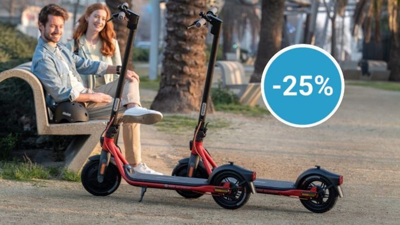 Preisrekord bei Amazon: Heute ist ein leistungsstarker E-Scooter mit Straßenzulassung reduziert im Angebot.