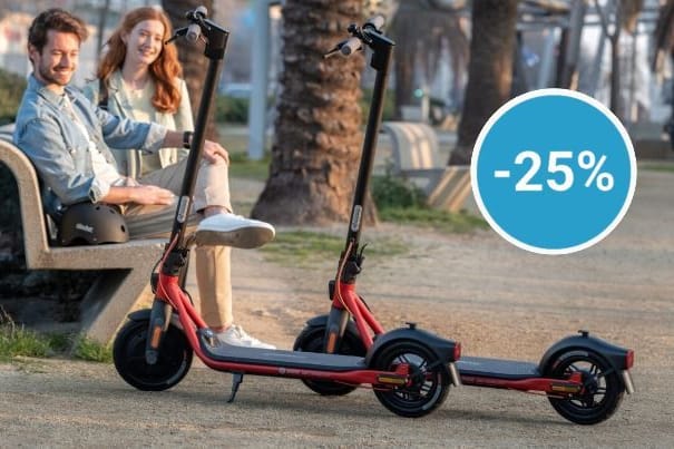 Preisrekord bei Amazon: Heute ist ein leistungsstarker E-Scooter mit Straßenzulassung reduziert im Angebot.