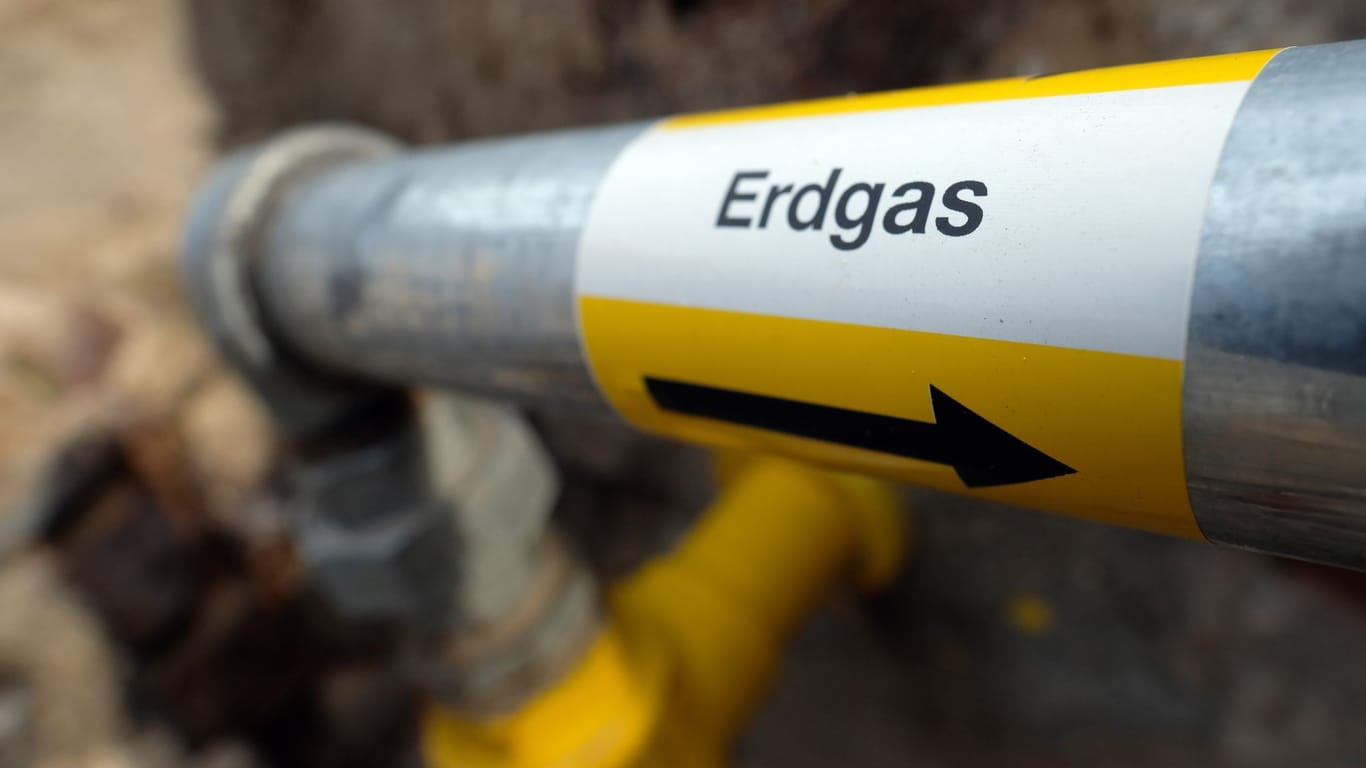 Erdgasleitung in Sachsen