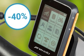 Für Radfahrer: Der GPS-Fahrradcomputer von Provelo ist im Aldi-Onlineshop aktuell zum Tiefpreis erhältlich.