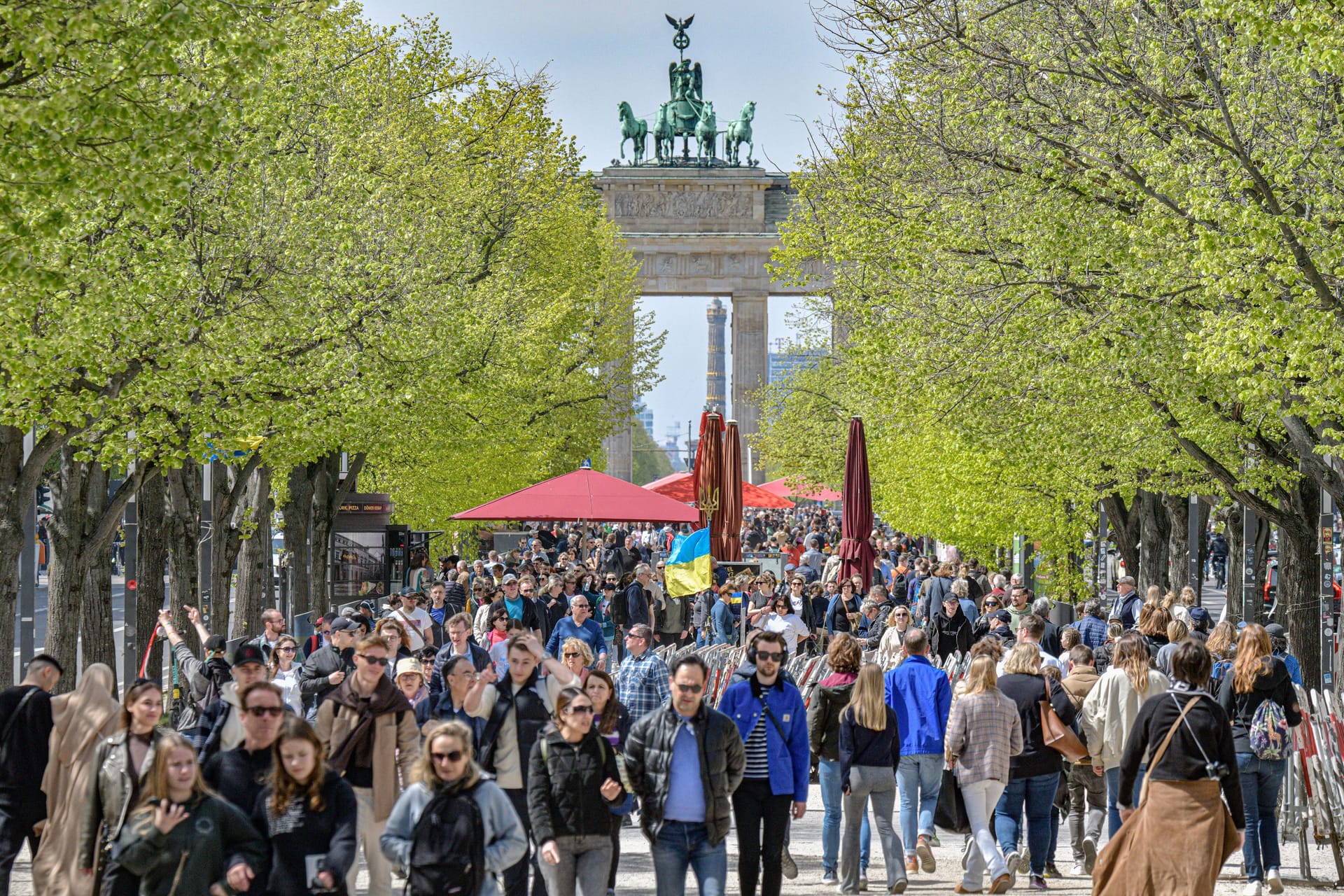 1. Maifeiertag in Berlin (Archivbild): Traditionell sind für den Tag viele Veranstaltungen in der Stadt geplant.