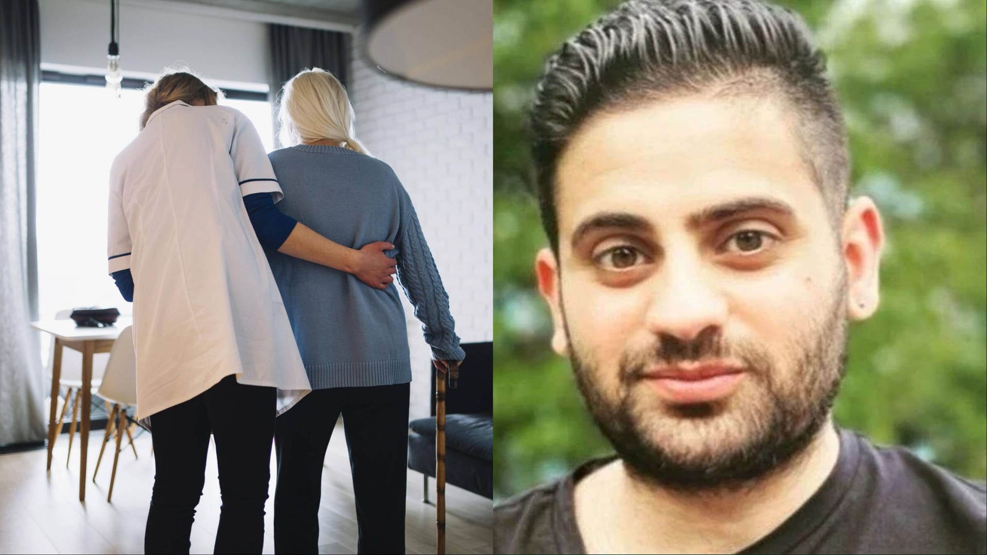 Karrar Al Hassani sitzt in Abschiebehaft – obwohl er einen festen Job in einem Pflegeheim in der Nürnberger Südstadt hat.