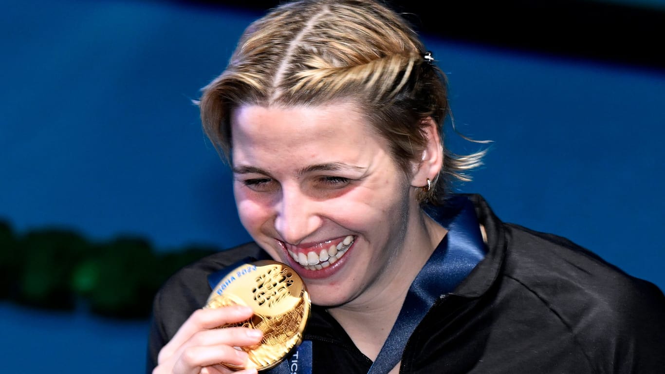 Angelina Köhler: Sie wurde im Februar Schwimm-Weltmeisterin.