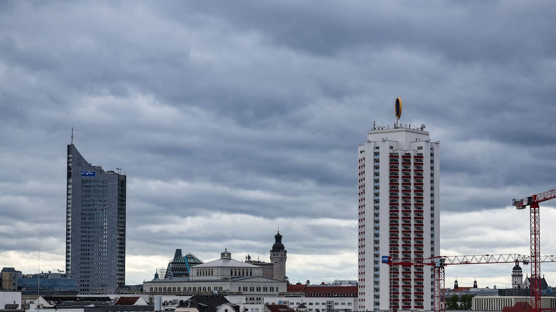 Wechselhaftes Wetter in Leipzig