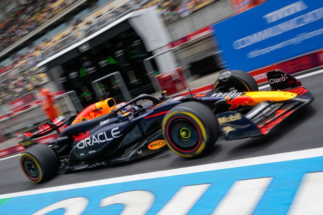 Max Verstappen: Der Red-Bull-Pilot verpasste die schnellste Runde.