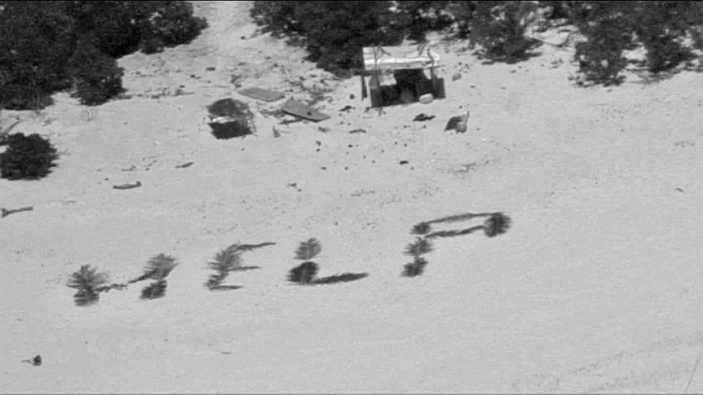 Botschaft auf Sand