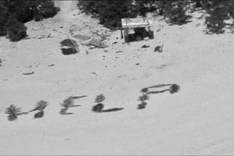 Botschaft auf Sand