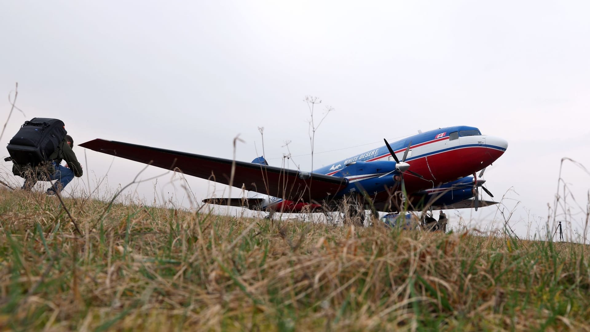 Spezialflugzeug für Erdwärme-Projekte Spezialflugzeug für Erdwärme-Projekte
