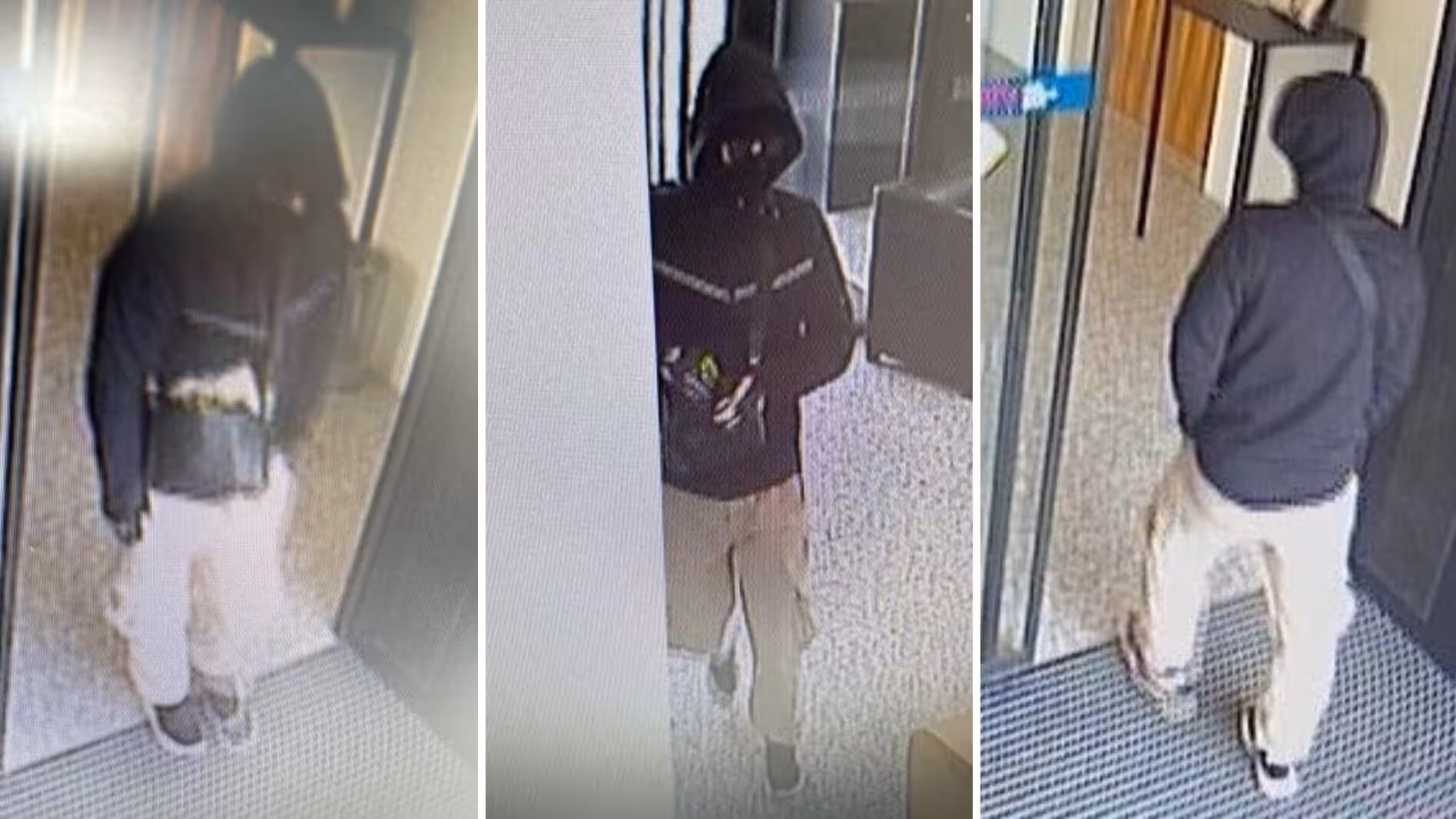 Das Fahndungsfoto zeigt den mutmaßlichen Räuber in der Bank in Innsbruck.