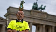 Berlin: Mann will Halbmarathon mit Ananas auf dem Kopf laufen