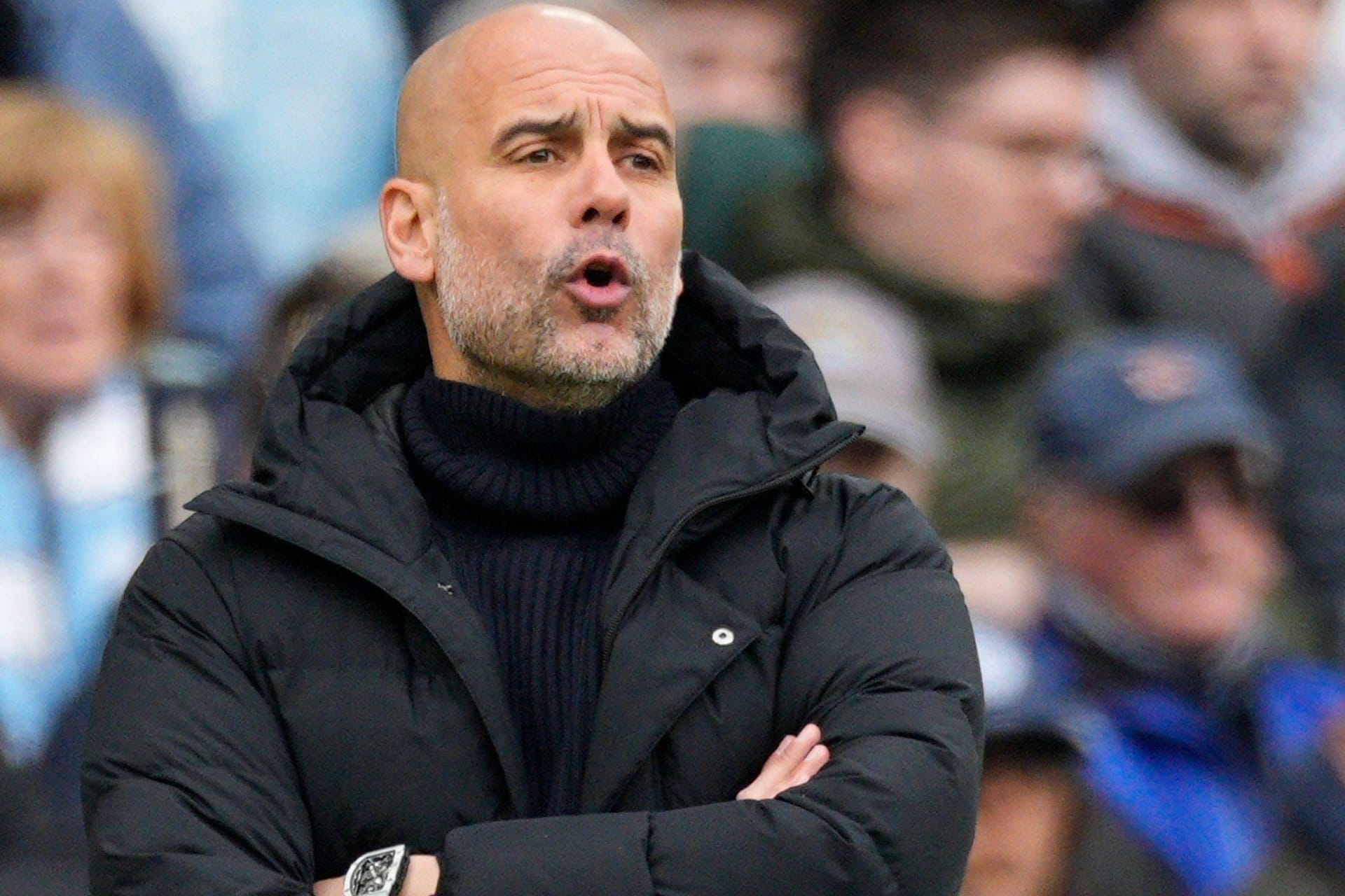 City-Trainer Guardiola: Der Katalane ist seit 2016 Trainer des Premier-League-Klubs.