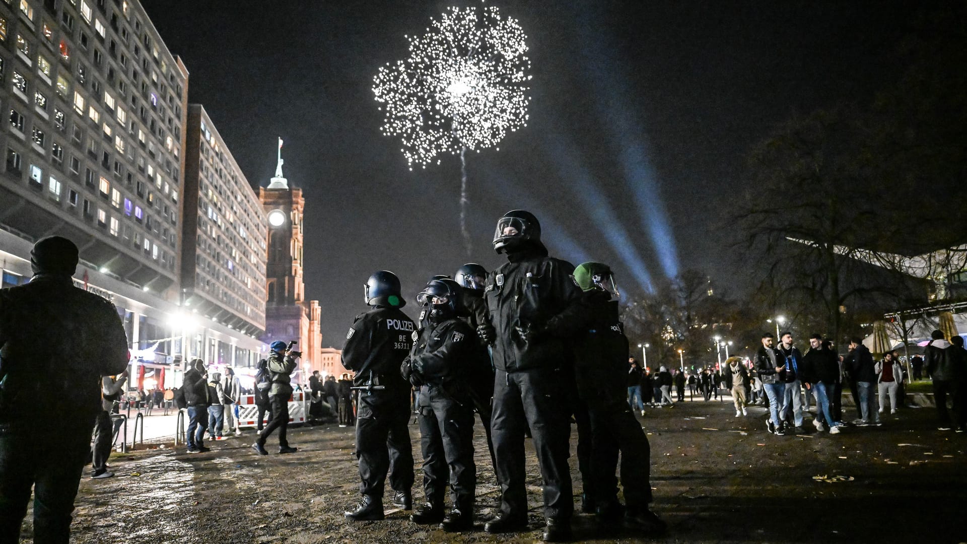 Silvester 2023 / 2024 am Alexanderplatz