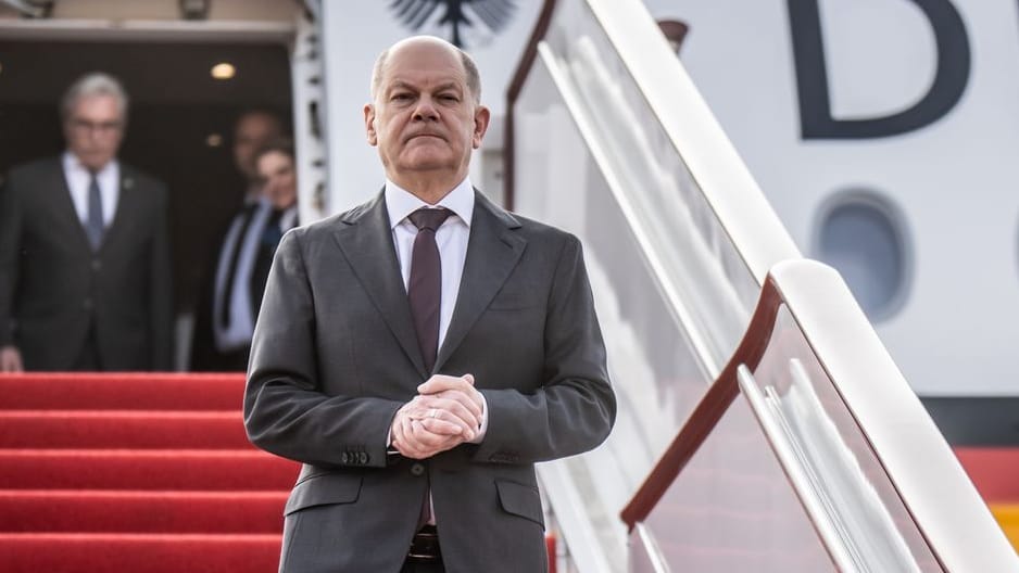 Kanzler Olaf Scholz in China