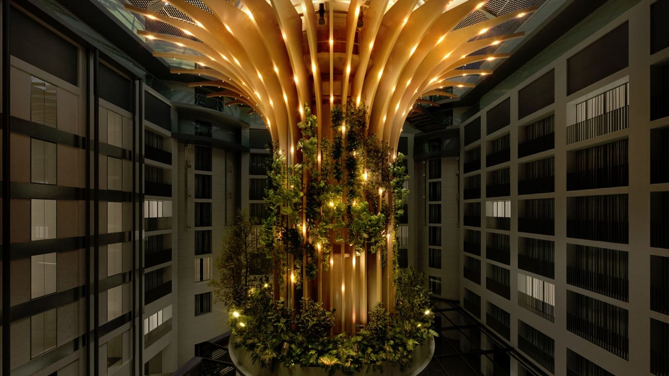 Der "Living Tree": Er soll auf verschiedene Arten illuminiert werden können.