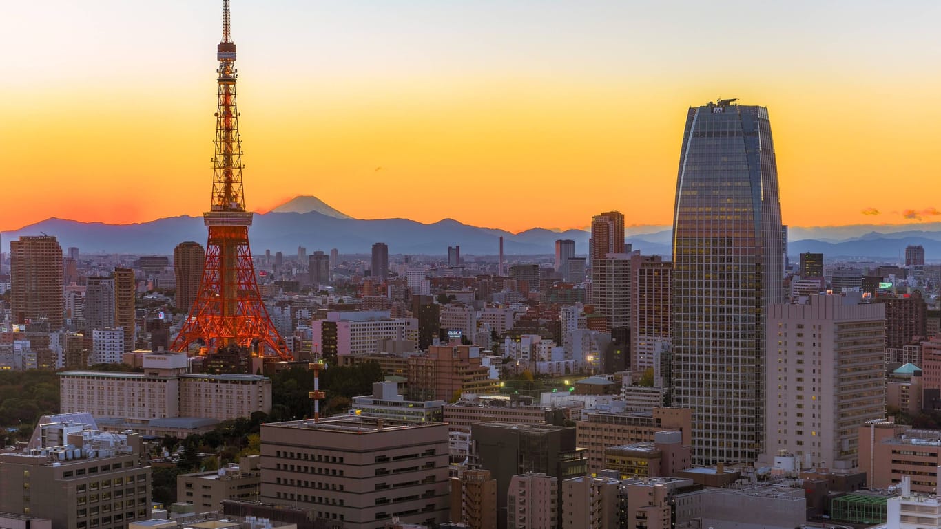 Blick auf Tokio: Wegen einer skurrilen Hochzeitsregel könnte es in Japan in etwa 500 Jahren nur noch einen Nachnamen geben.