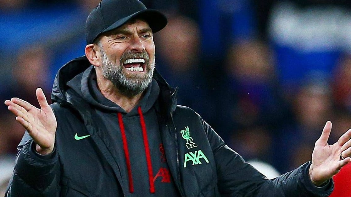 Jürgen Klopp: Dem deutschen Trainer und Liverpool droht das Aus in der Europa League.