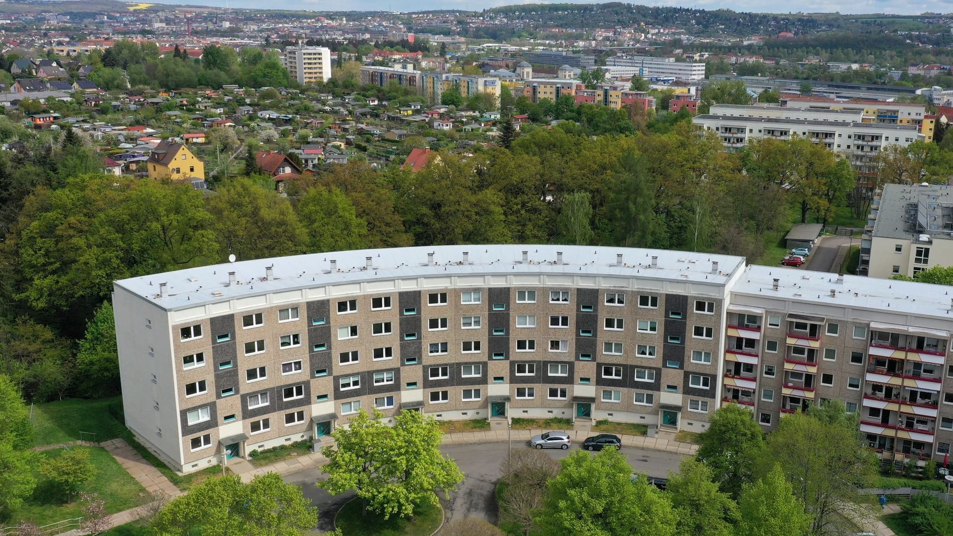 Plattenbau in Gera