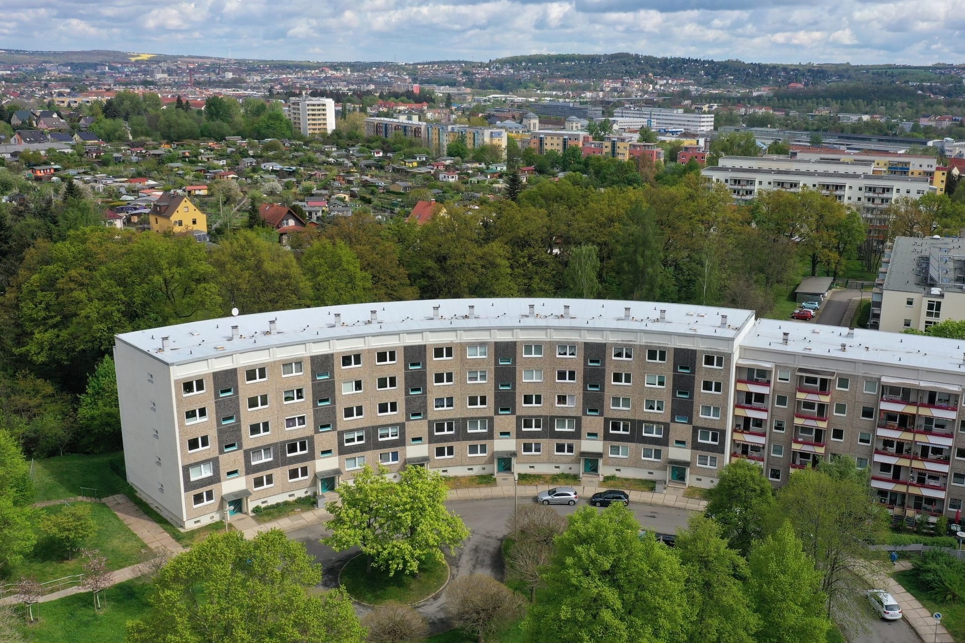 Plattenbau in Gera