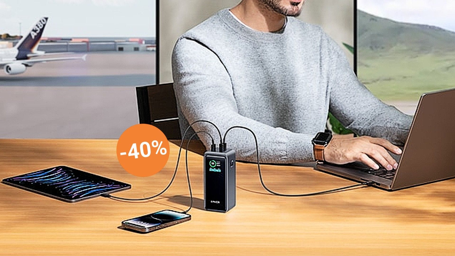 Mehr Flexibilität und Unabhängigkeit: Heute ist die Powerbank von Anker bei Amazon zum Tiefstpreis erhältlich.