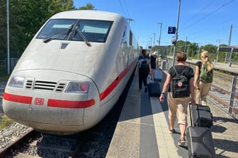 Ein ICE1 (Symbolbild): Ein solcher Zug der ersten ICE-Baureihe wird auch auf der Strecke von Hamburg nach Nürnberg eingesetzt.