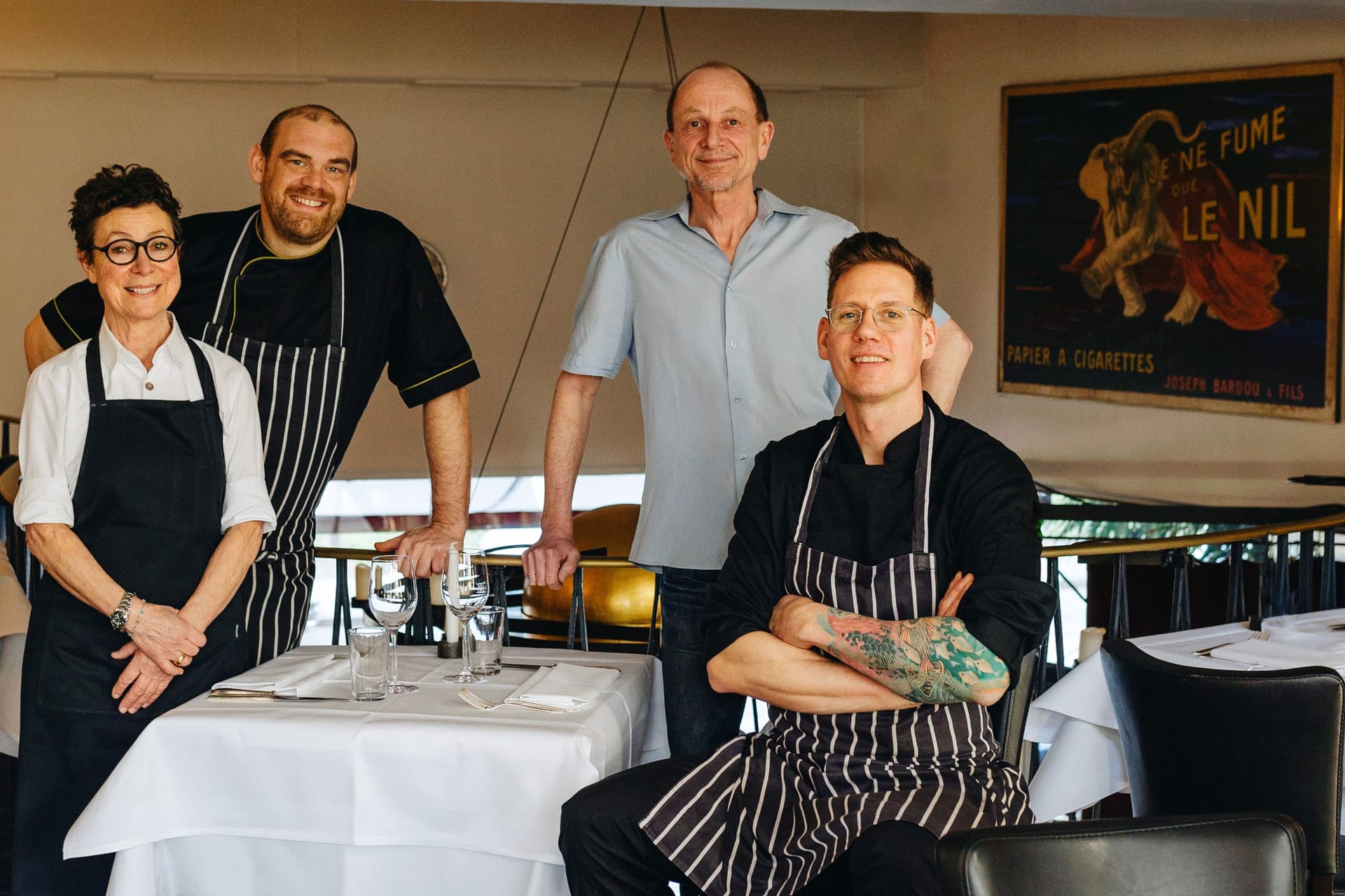 Das Team des Restaurants "Nil" auf St. Pauli: Nicht nur das Lokal wurde ausgezeichnet.