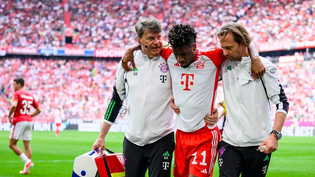 FC Bayern: Kingsley Coman verletzt sich gegen Köln