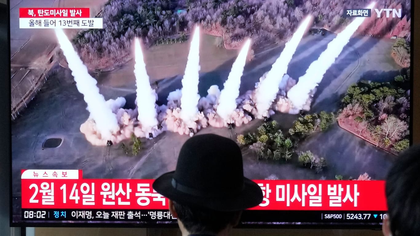 Raketenstarts in Nordkorea