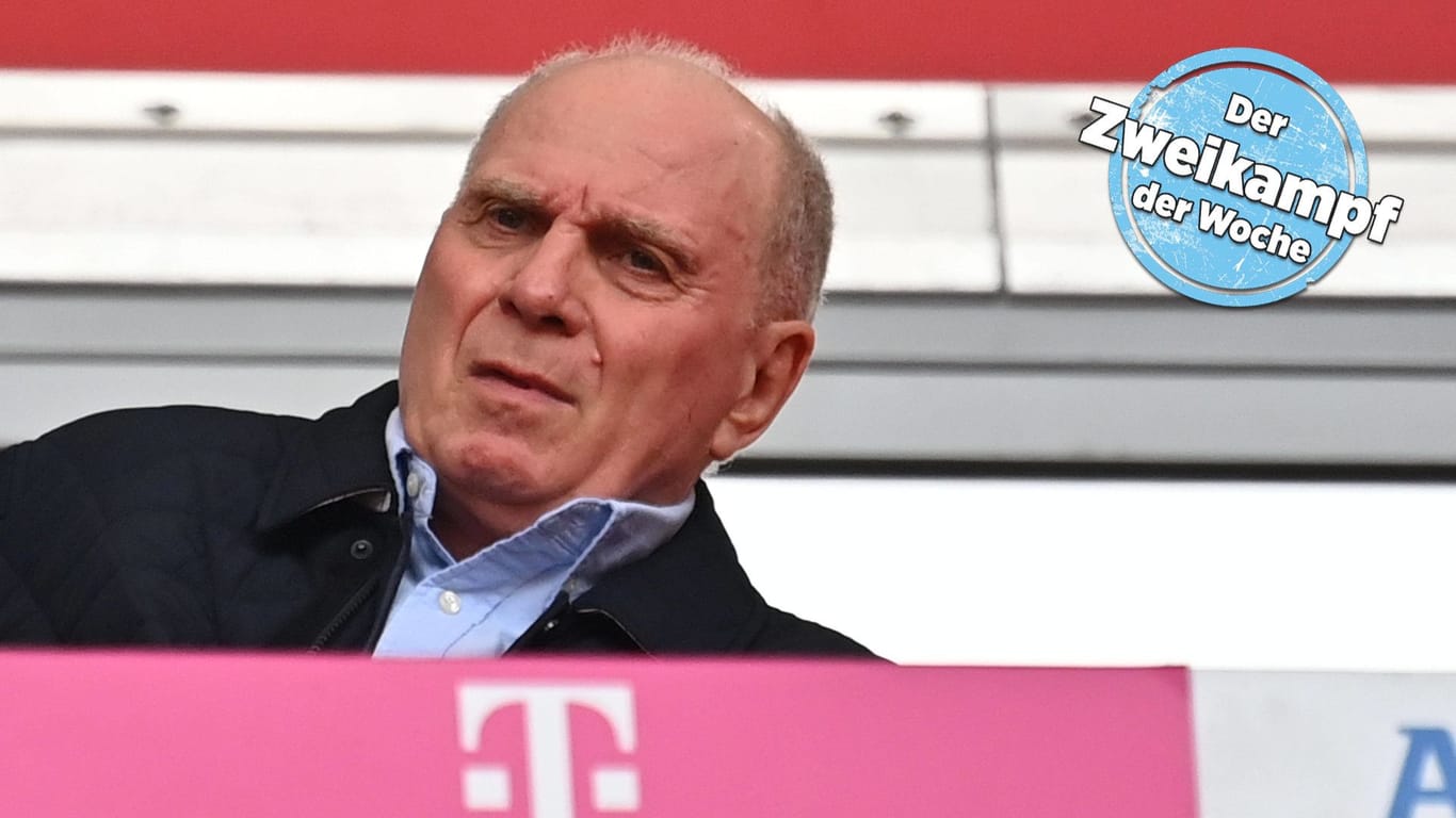 Hängt der Haussegen schief beim FC Bayern? Ehrenpräsident Uli Hoeneß kritisierte Trainer Thomas Tuchel und fing sich einen gewaltigen Konter ein.