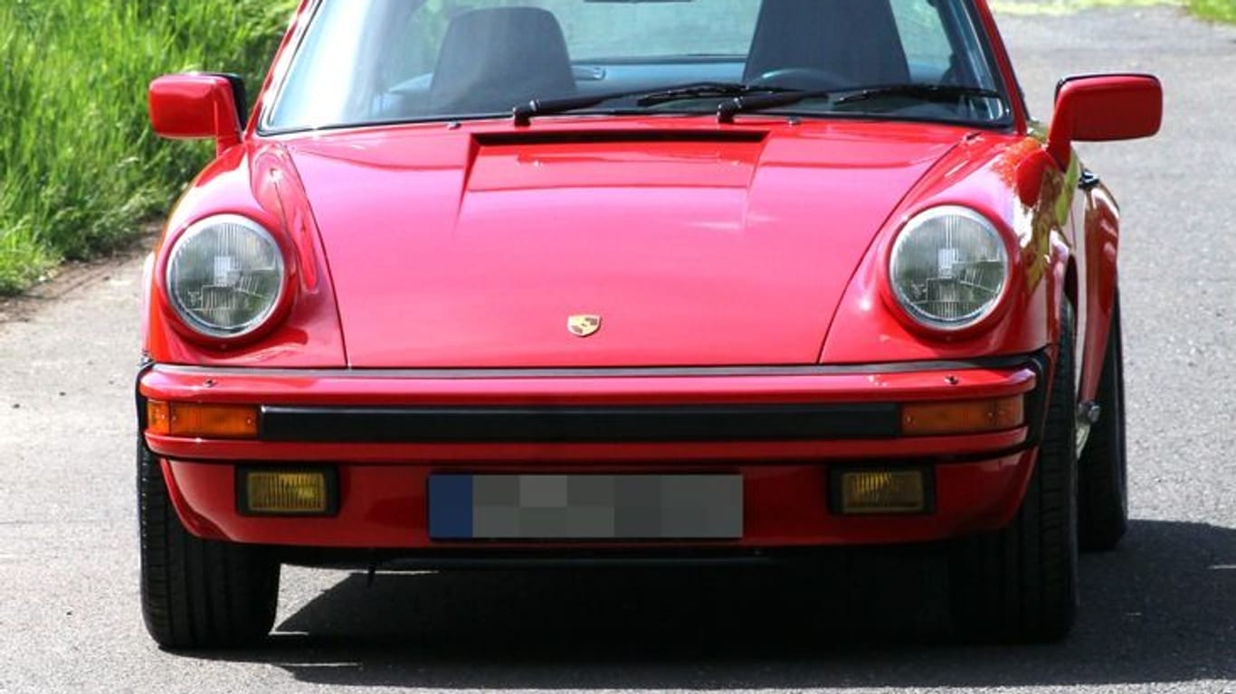 Der gestohlene Porsche: Das Modell stammt aus den 80er-Jahren.