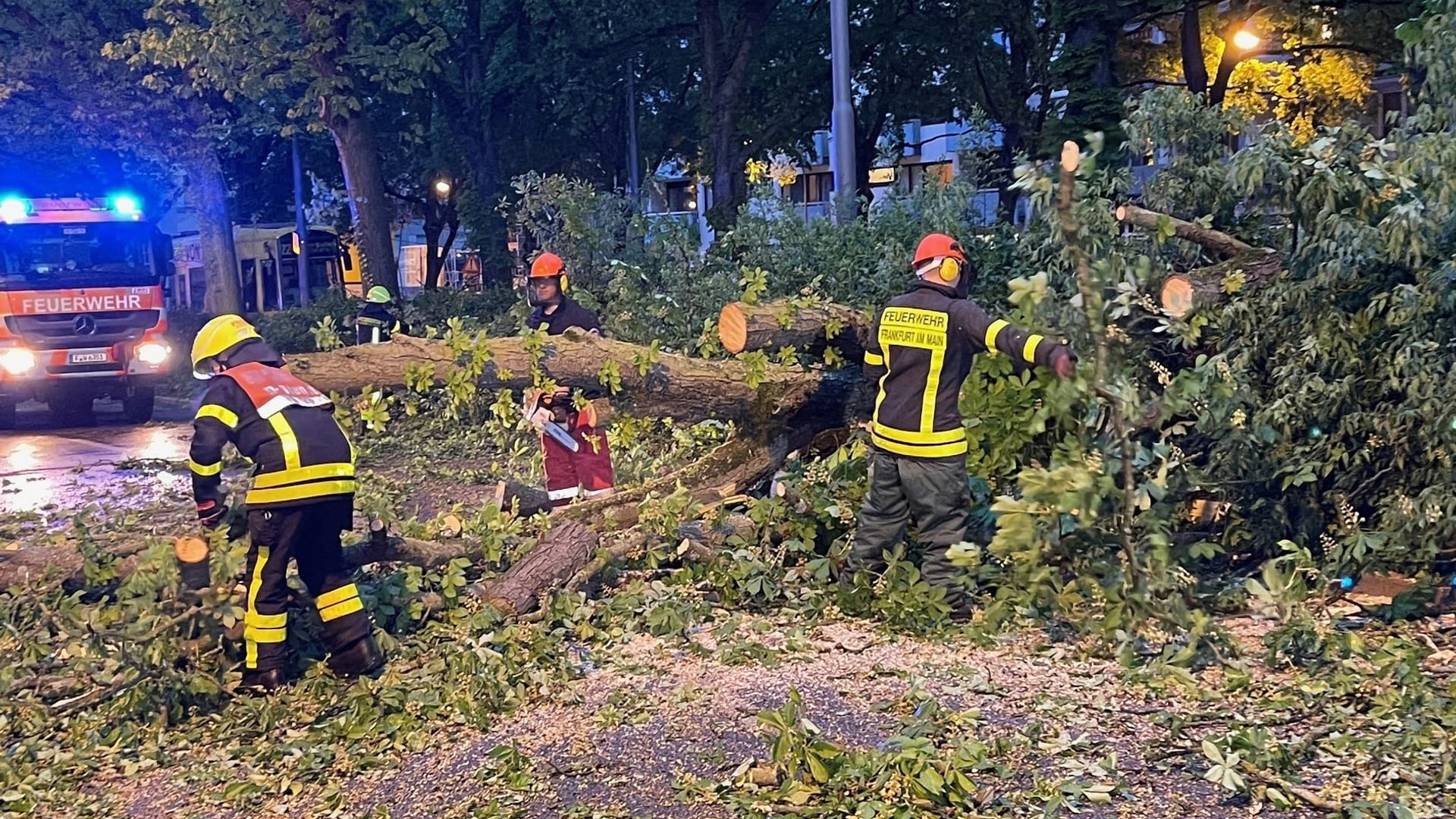 Unwetter in Frankfurt Unwetter in Frankfurt