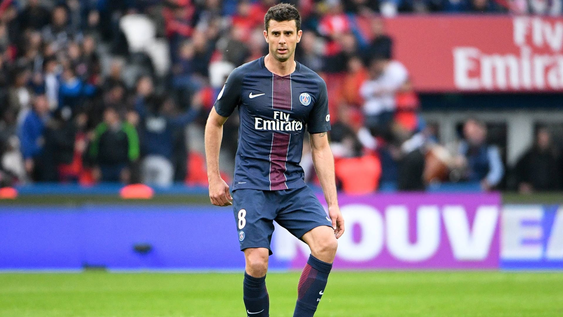 Thiago Motta im Frühling 2017 als Spieler von Paris Saint-Germain.