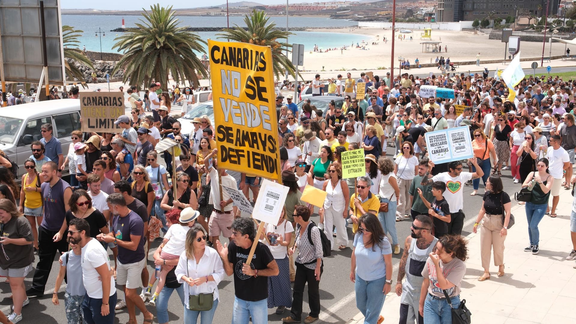 Proteste gegen Massentourismus