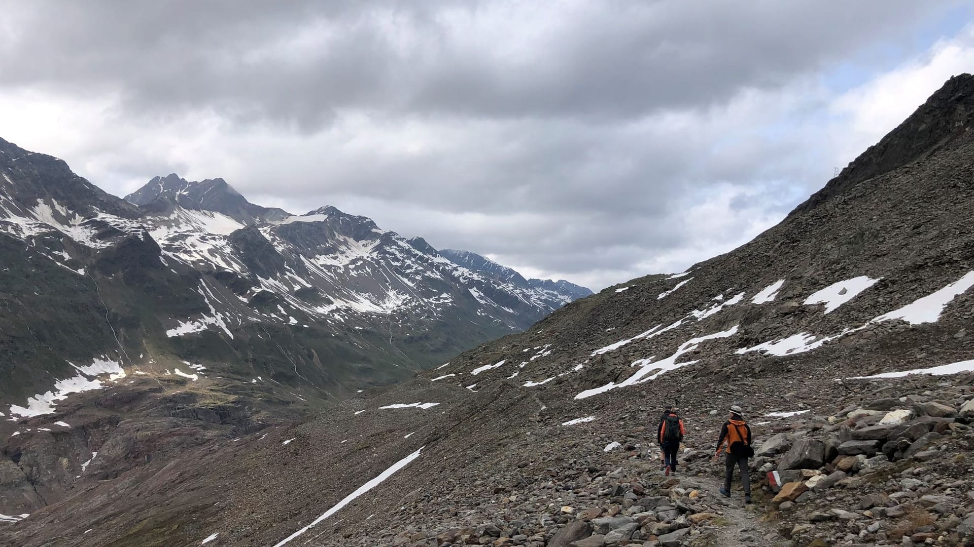 Moränenlandschaft in den Ötztaler Alpen Moränenlandschaft in den Ötztaler Alpen