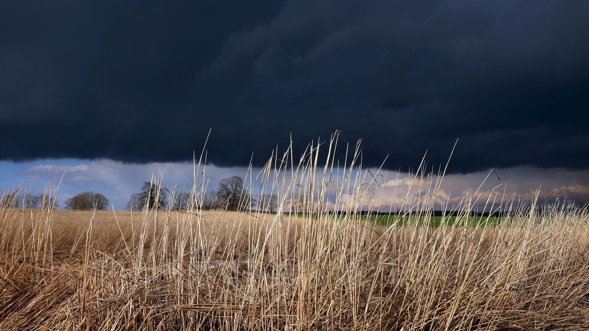 Gewitter und Sonne im Süden