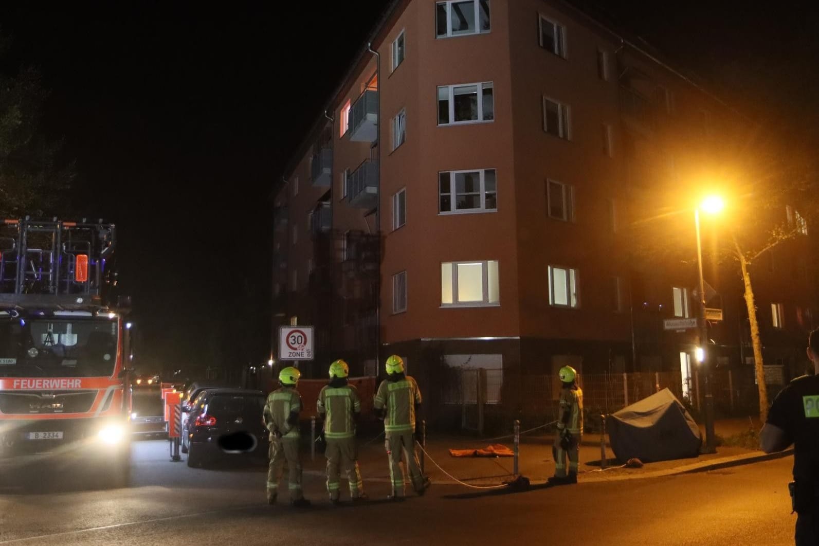 Einsatz im Baumschulenweg am 8. April: Bei dem Ausraster des Anwohners wurde niemand verletzt.