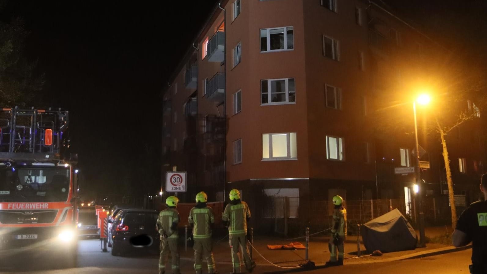 Einsatz im Baumschulenweg am 8. April: Bei dem Ausraster des Anwohners wurde niemand verletzt.