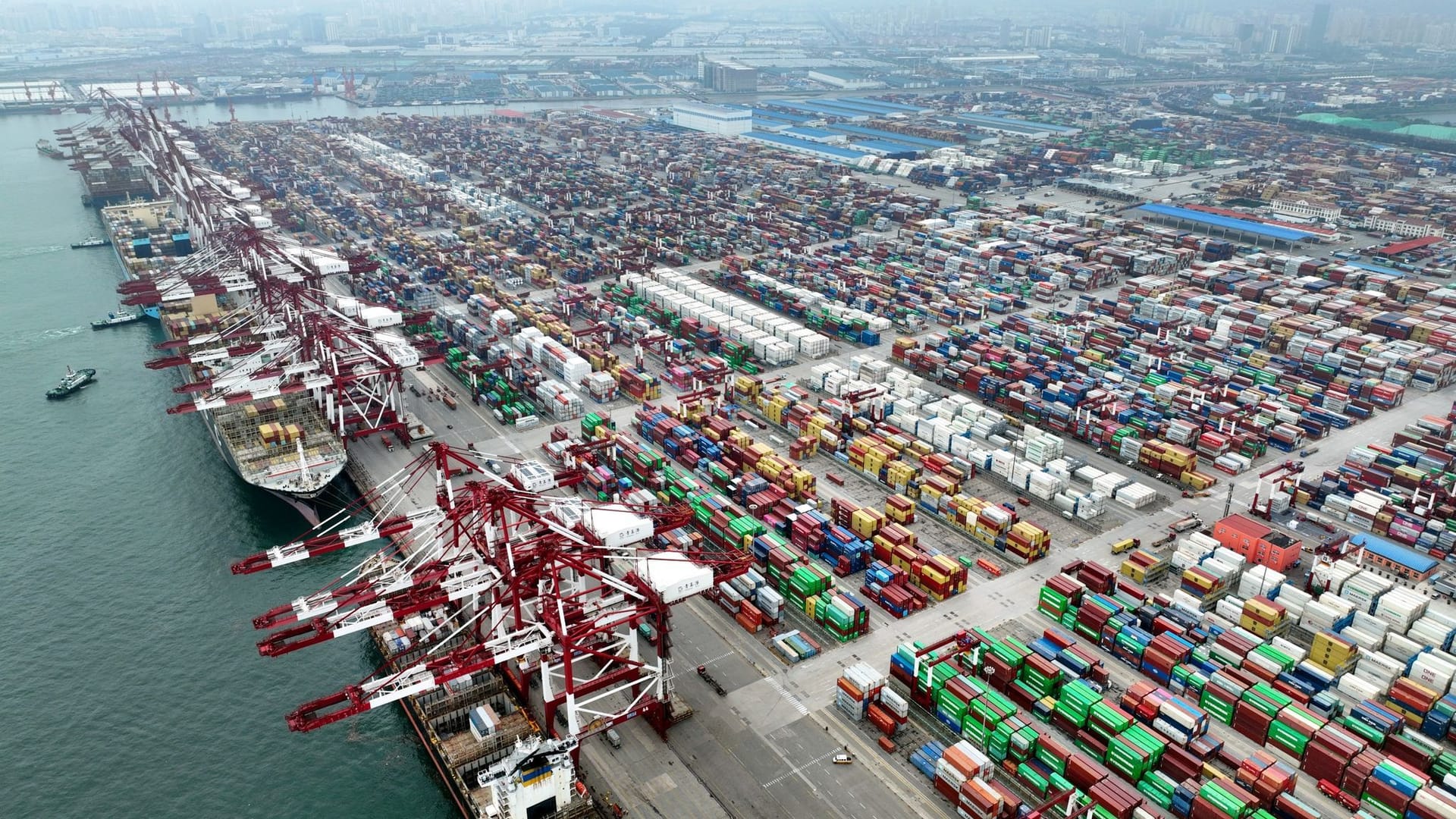 Containerhafen von Qingdao