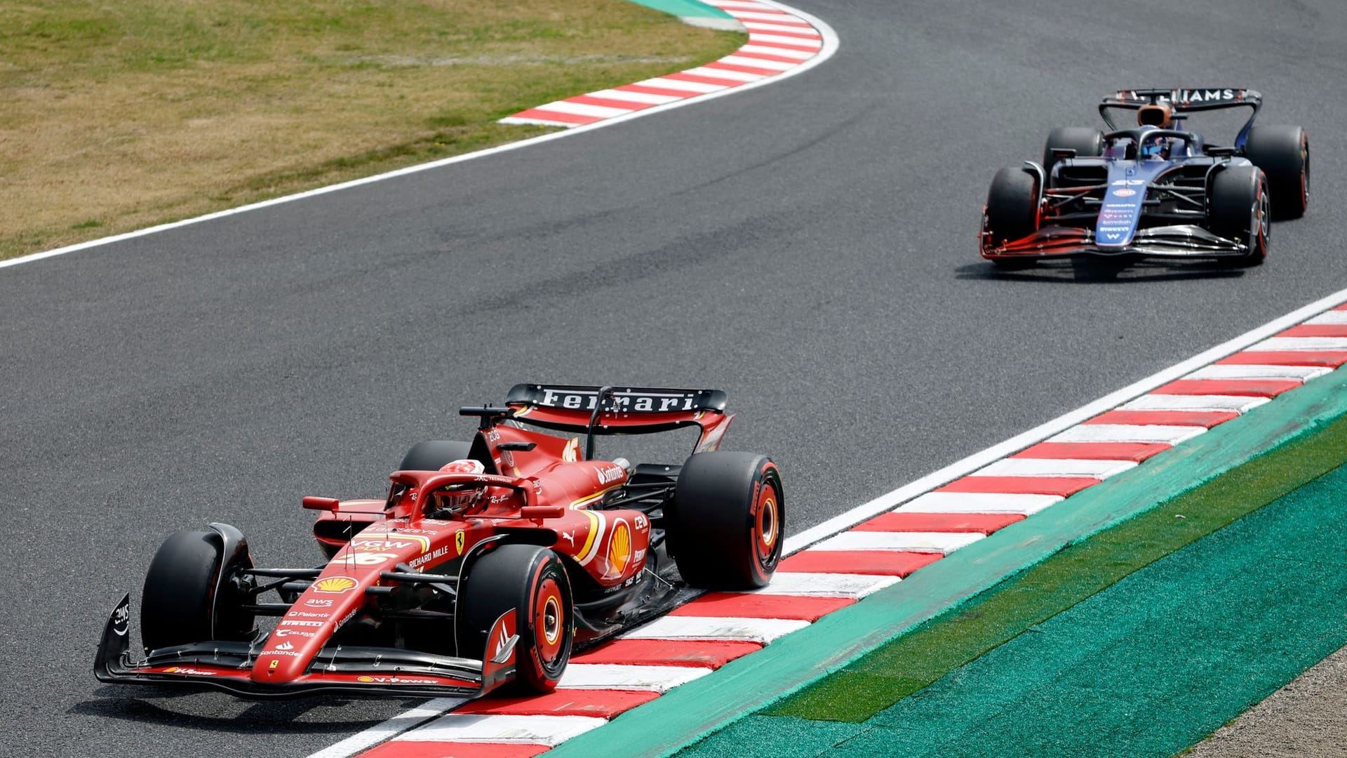 Charles Leclerc beim freien Training in Susuka.