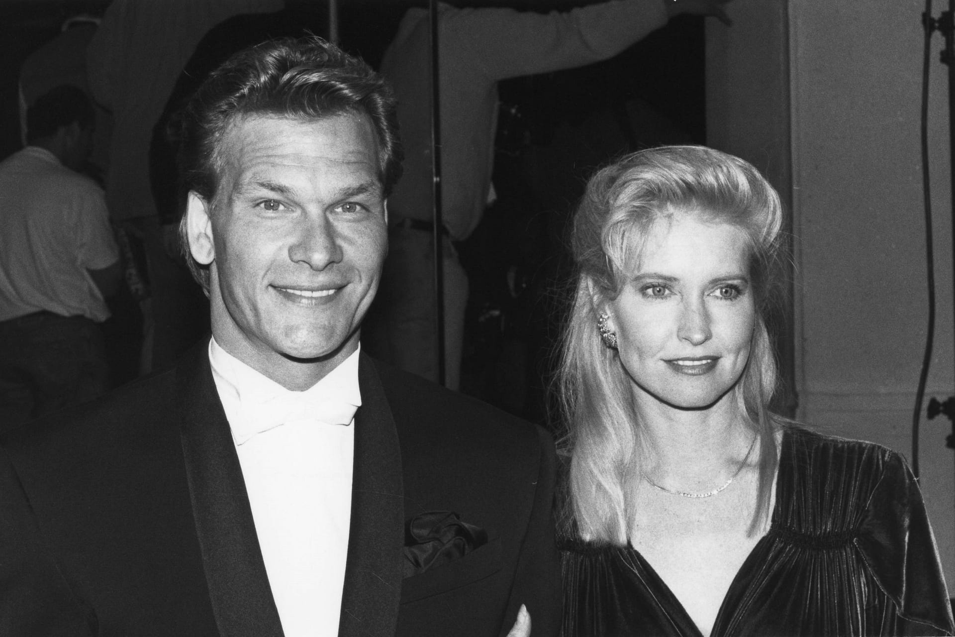 Patrick Swayze und Lisa Niemi bei den Golden Globe Awards 1991.